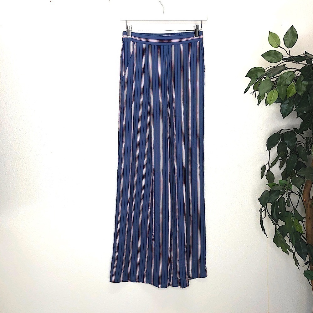 Band Of Gypsies Striped Wide Leg Pants